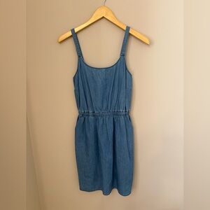 Denim Blue Sleeveless Dress